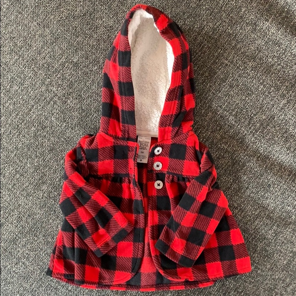 Buffalo Plaid baby hoodie